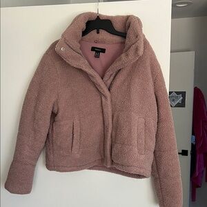 Cozy Pink Teddy Jacket